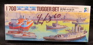 1/700 WATER LINE 8 SHIP BOAT MODELS - NOS: USSR NAVAL PLANE JET AND HELICOPTER S